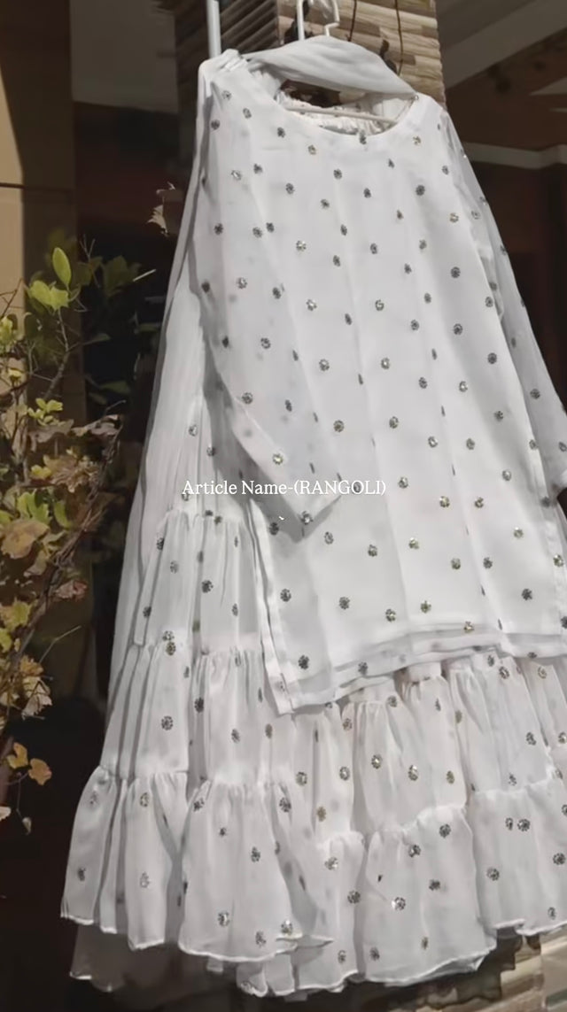 Rangoli white