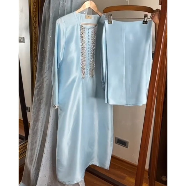Pastel blue