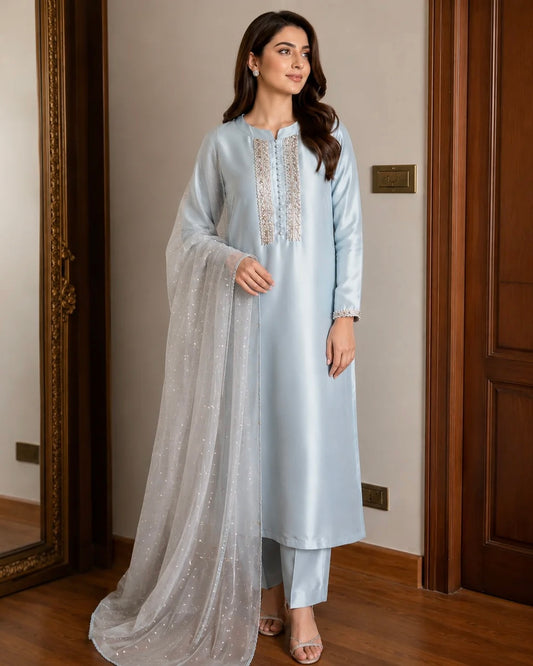 Pastel blue