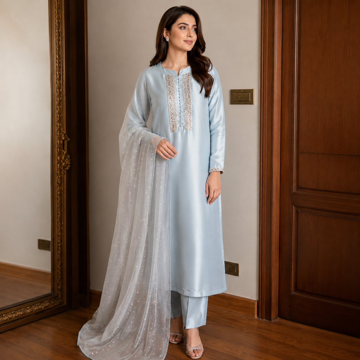 Pastel blue